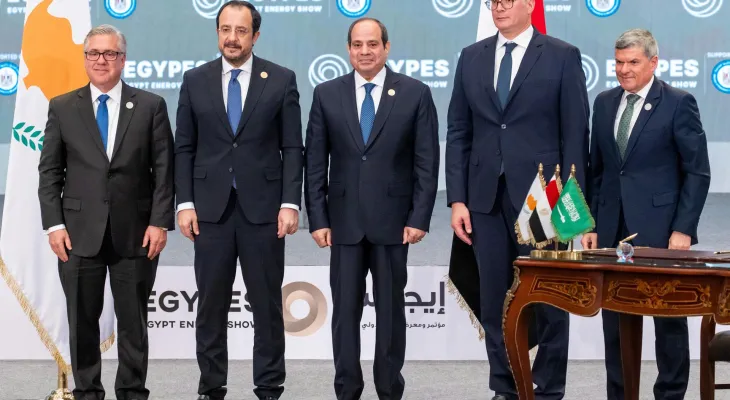 مصر تتفق على تسييل وإعادة تصدير الغاز القبرصى إلى الأسواق العالمية