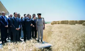 الرئيس يشهد افتتاح المرحلة الأولى من مدينة مستقبل مصر الصناعية وفعاليات موسم الحصاد