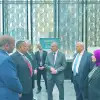 رئيس البنك الزراعى يتفقد الأعمال النهائية بمقر البنك بالعاصمة الإدارية