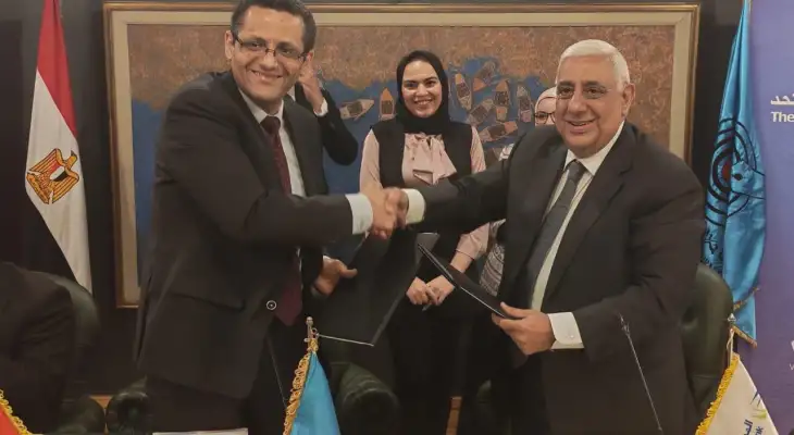 المصرف المتحد ونقابة الصحفيين يوقعان بروتوكول تعاون للتوسع فى خدمات التمويل العقارى